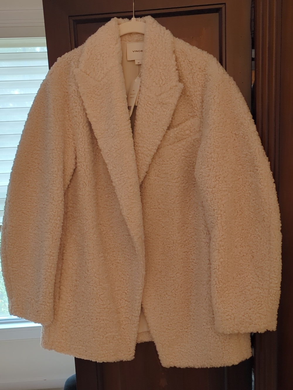 Vince Ivory Teddy Jacket
